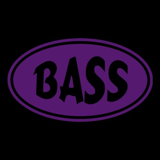 Oval Bass in Glitter Print Thumbnail