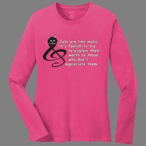 Cotton Women's Long Sleeve Tee Thumbnail