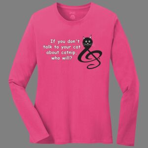 Cotton Women's Long Sleeve Tee Thumbnail