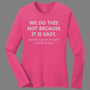 Cotton Women's Long Sleeve Tee Thumbnail