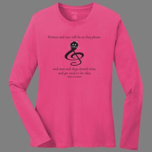 Cotton Women's Long Sleeve Tee Thumbnail