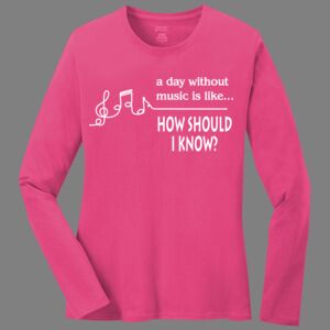 Cotton Women's Long Sleeve Tee Thumbnail