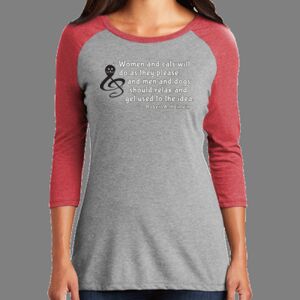 TriBlend Women's 3/4 Raglan Tee Thumbnail