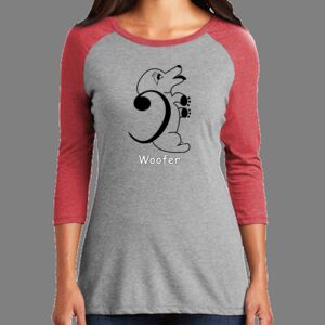 TriBlend Women's 3/4 Raglan Tee Thumbnail