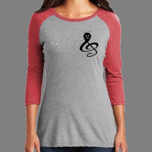 TriBlend Women's 3/4 Raglan Tee Thumbnail