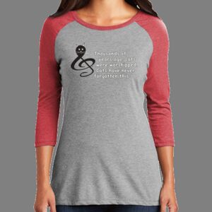 TriBlend Women's 3/4 Raglan Tee Thumbnail