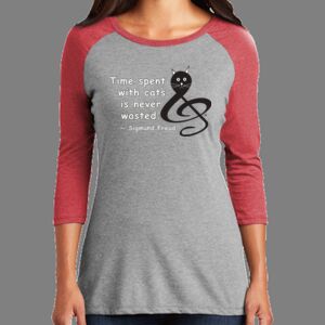 TriBlend Women's 3/4 Raglan Tee Thumbnail