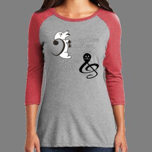 TriBlend Women's 3/4 Raglan Tee Thumbnail