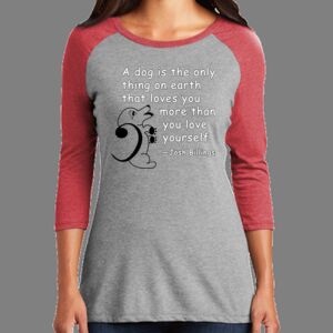TriBlend Women's 3/4 Raglan Tee Thumbnail