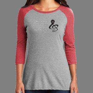 TriBlend Women's 3/4 Raglan Tee Thumbnail