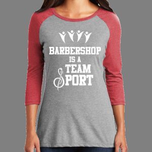 TriBlend Women's 3/4 Raglan Tee Thumbnail