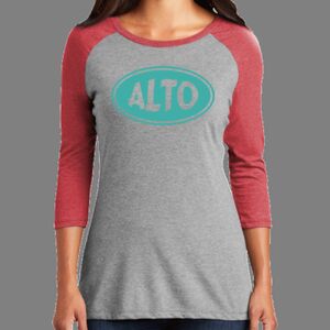 TriBlend Women's 3/4 Raglan Tee Thumbnail