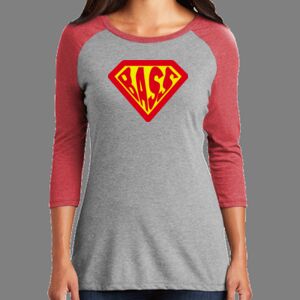TriBlend Women's 3/4 Raglan Tee Thumbnail