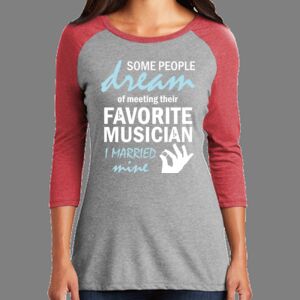 TriBlend Women's 3/4 Raglan Tee Thumbnail