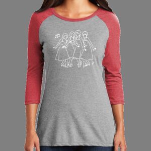 TriBlend Women's 3/4 Raglan Tee Thumbnail