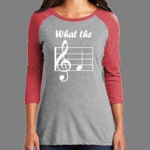 TriBlend Women's 3/4 Raglan Tee Thumbnail