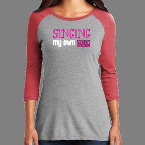 TriBlend Women's 3/4 Raglan Tee Thumbnail