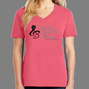 Cotton Women's V-neck Tee Thumbnail