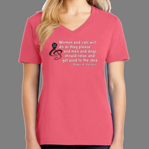 Cotton Women's V-neck Tee Thumbnail