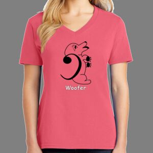 Cotton Women's V-neck Tee Thumbnail
