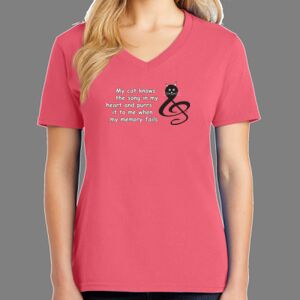 Cotton Women's V-neck Tee Thumbnail