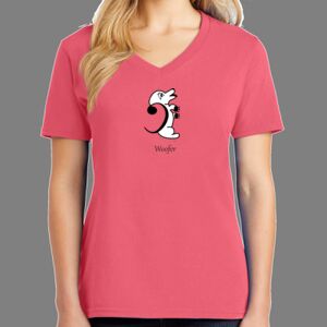 Cotton Women's V-neck Tee Thumbnail