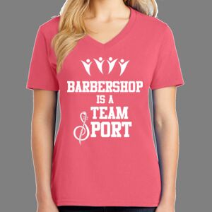 Cotton Women's V-neck Tee Thumbnail