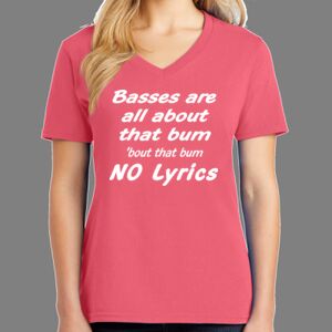 Cotton Women's V-neck Tee Thumbnail