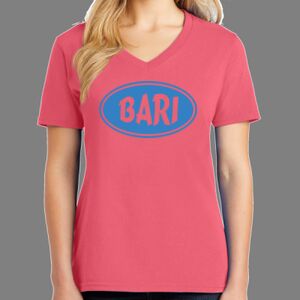 Cotton Women's V-neck Tee Thumbnail