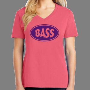 Cotton Women's V-neck Tee Thumbnail