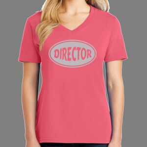 Cotton Women's V-neck Tee Thumbnail