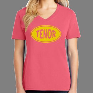 Cotton Women's V-neck Tee Thumbnail