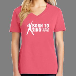 Cotton Women's V-neck Tee Thumbnail