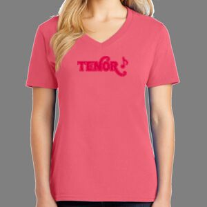 Cotton Women's V-neck Tee Thumbnail