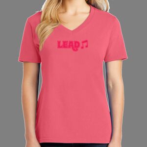 Cotton Women's V-neck Tee Thumbnail
