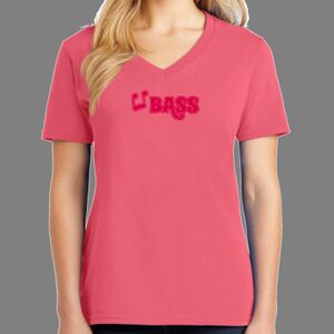 Cotton Women's V-neck Tee Thumbnail