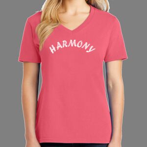 Cotton Women's V-neck Tee Thumbnail