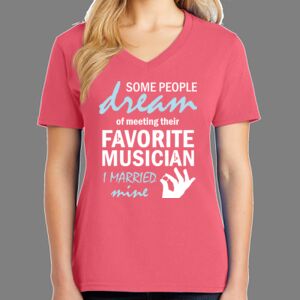 Cotton Women's V-neck Tee Thumbnail