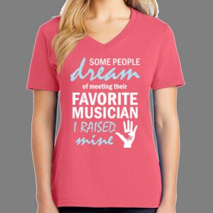 Cotton Women's V-neck Tee Thumbnail
