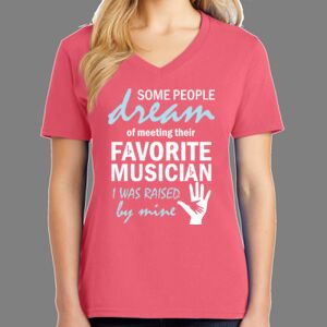 Cotton Women's V-neck Tee Thumbnail