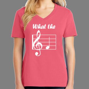 Cotton Women's V-neck Tee Thumbnail