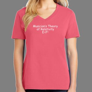Cotton Women's V-neck Tee Thumbnail