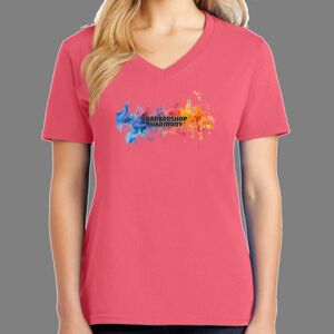 Cotton Women's V-neck Tee Thumbnail