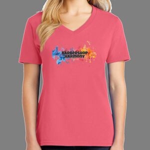 Cotton Women's V-neck Tee Thumbnail