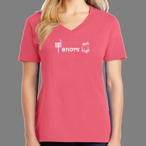 Cotton Women's V-neck Tee Thumbnail