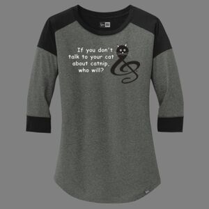 Women's Heritage Blend 3/4 Sleeve Baseball Raglan Tee Thumbnail