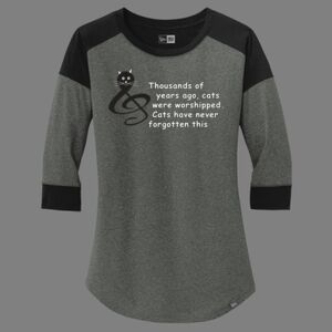 Women's Heritage Blend 3/4 Sleeve Baseball Raglan Tee Thumbnail