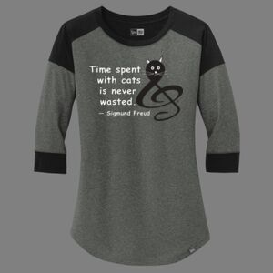 Women's Heritage Blend 3/4 Sleeve Baseball Raglan Tee Thumbnail