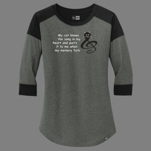 Women's Heritage Blend 3/4 Sleeve Baseball Raglan Tee Thumbnail