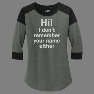 Women's Heritage Blend 3/4 Sleeve Baseball Raglan Tee Thumbnail